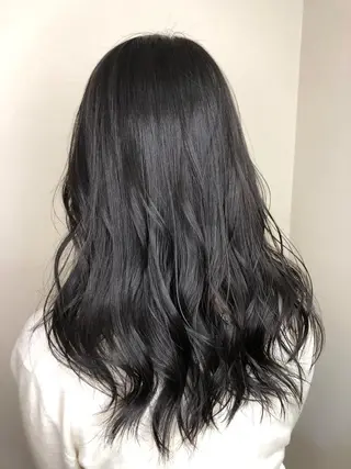 セミロング カラー ナチュラルスタイル/ 透明感カラー/比嘉のヘアスタイル