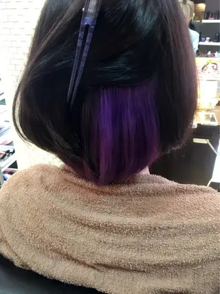 ショート カラー 熊谷 奈菜のヘアスタイル