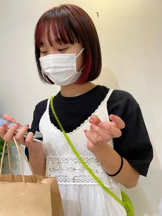 ショート カラー 👑ボブはお任せ ミヤノ👑のヘアスタイル