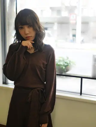 ミディアム カラー Lucet byＮＹＮＹのヘアスタイル