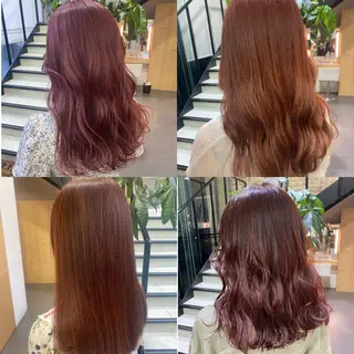 ロング カラー ヘアアレンジ TSUNA 🌙 Lim 五反田のマツエク・マツパデザイン