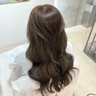 ロング カラー AOI🎀 顔周り カット/透明感カラーのマツエク・マツパデザイン