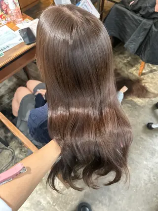 ロング カラー moe🎀 透明感♡似合わせのヘアスタイル