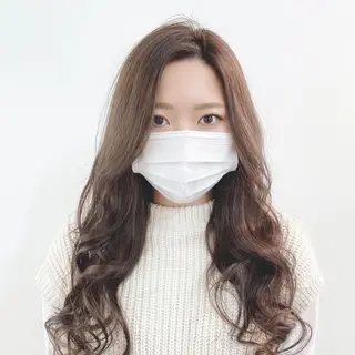 ロング カラー ヘアアレンジ LuciA/エクステ カラー7:30〜のヘアスタイル