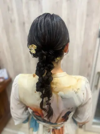 ヘアアレンジ ヘアメイクネイリスト hidemi中目黒のヘアスタイル