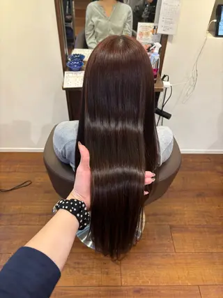 ロング カラー 阿佐ヶ谷 宇田川 かなのヘアスタイル