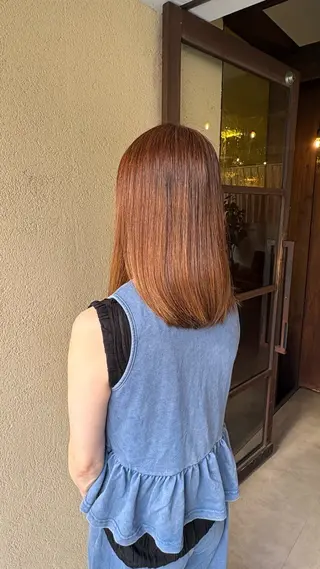ミディアム イノウエ アイ☁️ KNACK東三国のヘアスタイル
