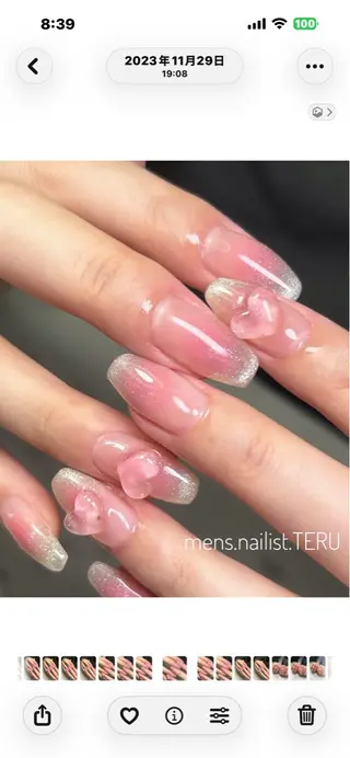 ネイル 北堀江 ETERNALのネイルデザイン