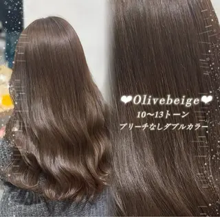 ロング カラー non. ダブルカラー🎀🤍のヘアスタイル