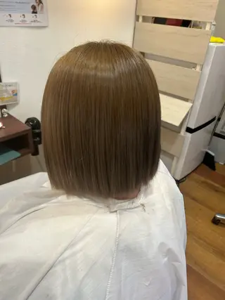 ミディアム カラー 浅香山✨美髪✨ やまもとあきこのヘアスタイル