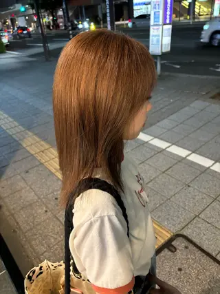 カラー 🍓ブリーチカラー 🎀nene🍓のヘアスタイル