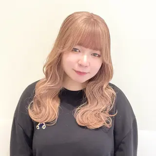ロング カラー 🩵ブリーチカラー MIORI🩵のヘアスタイル