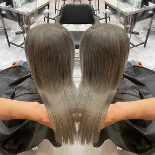 ロング カラー 🩵レイヤー✖︎ 髪質改善🩵リョウヤのヘアスタイル