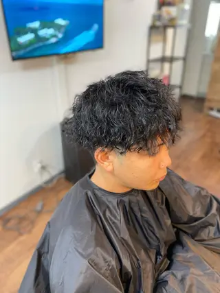 ミディアム パーマ メンズ Luzir⭐︎ GEN⭐︎のヘアスタイル
