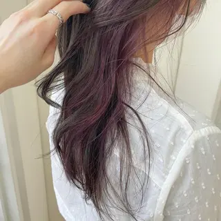 ロング カラー TRENCH 相澤 果歩のヘアスタイル
