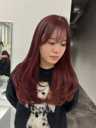 ロング Rita/髪質改善/ ブリーチなしWカラーのヘアスタイル