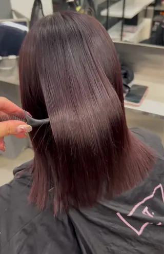 カラー ニュアンスカラー🫧 🎀森伶奈/髪質改善のヘアスタイル