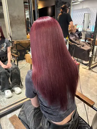 ロング カラー ヘアアレンジ 派手髪/ハイトーン RIN🩵ྀིのヘアスタイル