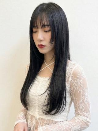 ロング レイヤーカット 齋藤大貴のヘアスタイル