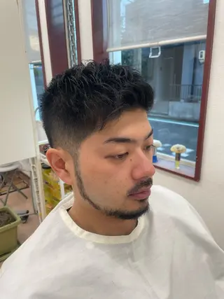 ショート メンズ 片桐 航太のヘアスタイル