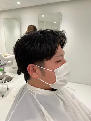 メンズ ✨フェザーパーマ✨ スパイキー✨星野拓磨のヘアスタイル