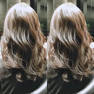 セミロング カラー 上條 航平のヘアスタイル