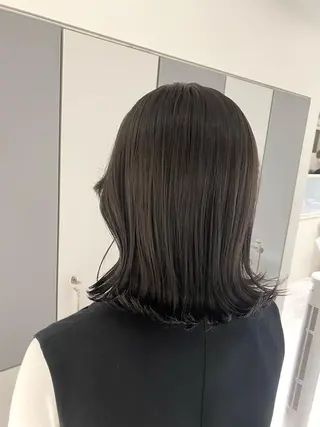 ミディアム カラー 健太郎 髪質改善/透明感のヘアスタイル