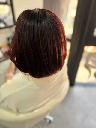 カラー ストレート/カラー 特化雪本☃️のヘアスタイル
