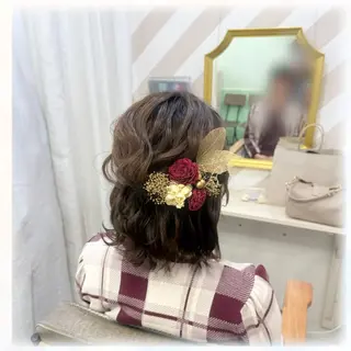 ヘアアレンジ ヘアセット 🤍AIRA🤍のヘアスタイル