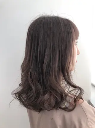 ミディアム カラー 【透明感、艶髪】西村 有司のヘアスタイル