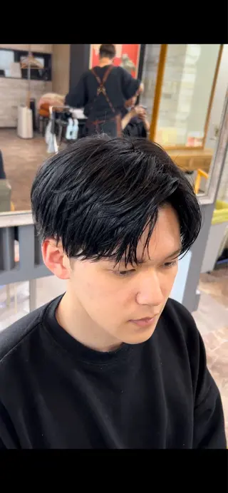 ショート カラー ヘアアレンジ メンズ HRK1st RYOKIのヘアスタイル
