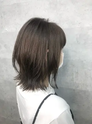 ミディアム 内藤 繁のヘアスタイル