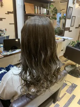 ロング カラー サトウ シューイチのヘアスタイル