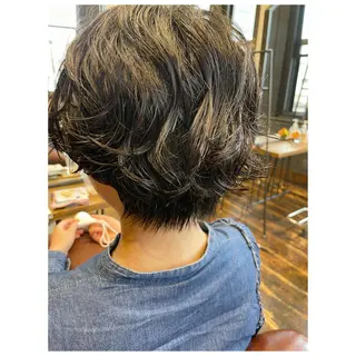 ショート パーマ くるくるパーマ aikoのヘアスタイル