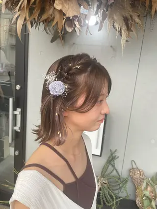 ヘアアレンジ オオサコ アヤミのヘアスタイル