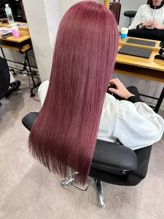 ロング カラー 《髪質改善・縮毛矯正 /ブリーチ》坂本爽のヘアスタイル