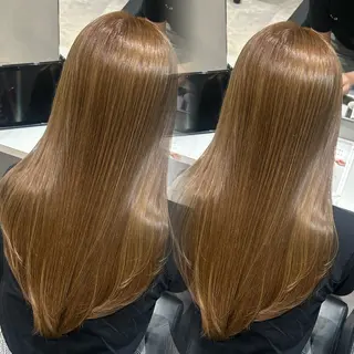 ロング カラー ブリーチなし透明感 カラー🤍ྀིきららのヘアスタイル