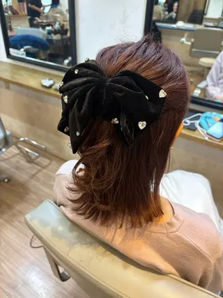ヘアアレンジ 韓国ヘアー🇰🇷 MIWAのヘアスタイル