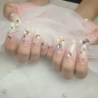 ネイル nami🐰🎀 ガーリー/堺筋本町のネイルデザイン