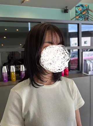 ミディアム 🫧古田 穂香🫧パーマモデルのヘアスタイル