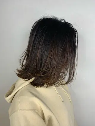 ミディアム 坪井 彰吾のヘアスタイル