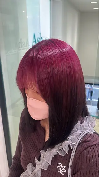 ロング カラー 透明感【カラー支持率 No.1】リノ🪐のヘアスタイル