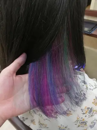 ミディアム カラー sato shoheiのヘアスタイル
