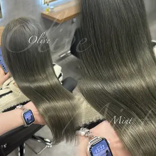 ロング カラー 赤みなし ×透明感🫧YUNAのヘアスタイル