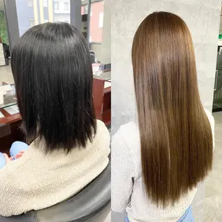 ロング 外れにくいエク💚 EST梅田TAKIのヘアスタイル