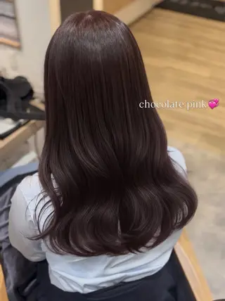 ロング カラー 表参道/ピンク♡ 盛れる顔周り♡amiのヘアスタイル