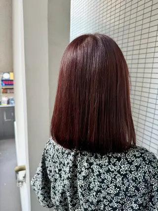 ミディアム カラー 🎀Eyelash/ 暖色カラー🎀ゆうなのヘアスタイル