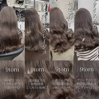 ロング カラー ブリーチ縮毛矯正加藤 韓国ヘア🫧のヘアスタイル