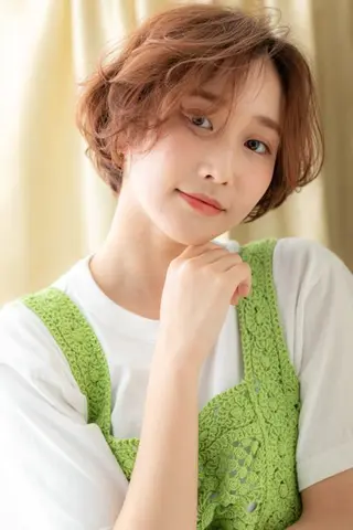 ショート 阿部 雲母のヘアスタイル