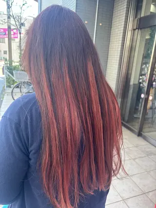 ロング カラー 🐰K+Plus🐰 まゆ🐰のヘアスタイル